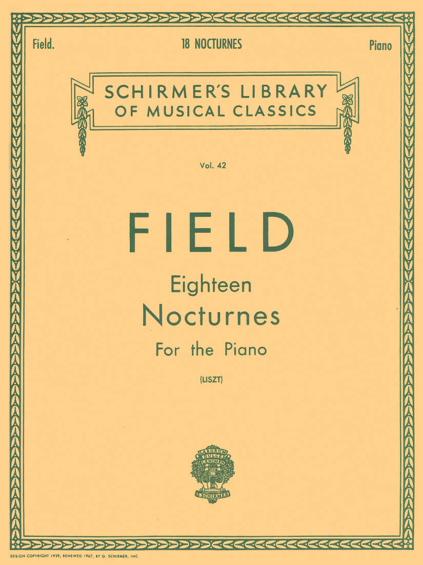 18 Nocturnes - Field/Liszt - Piano - Book