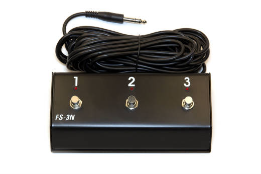 FS-3N 3-Button Footswitch With LEDs