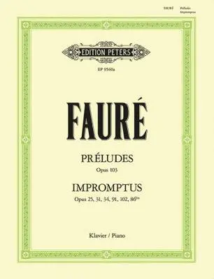 C.F. Peters Corporation - Piano Works Vol.1 - Faure/Klemm - Piano - Book