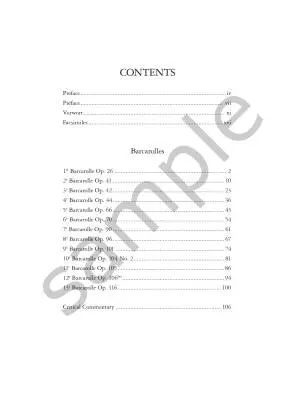 Barcarolles - Faure/Howat - Piano - Book