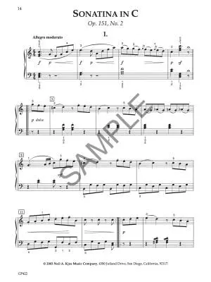 Four Sonatinas, Op. 151 - Diabelli/Snell - Piano - Book