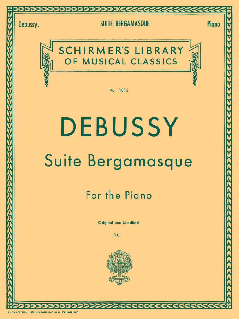 Suite Bergamasque - Debussy - Piano - Book