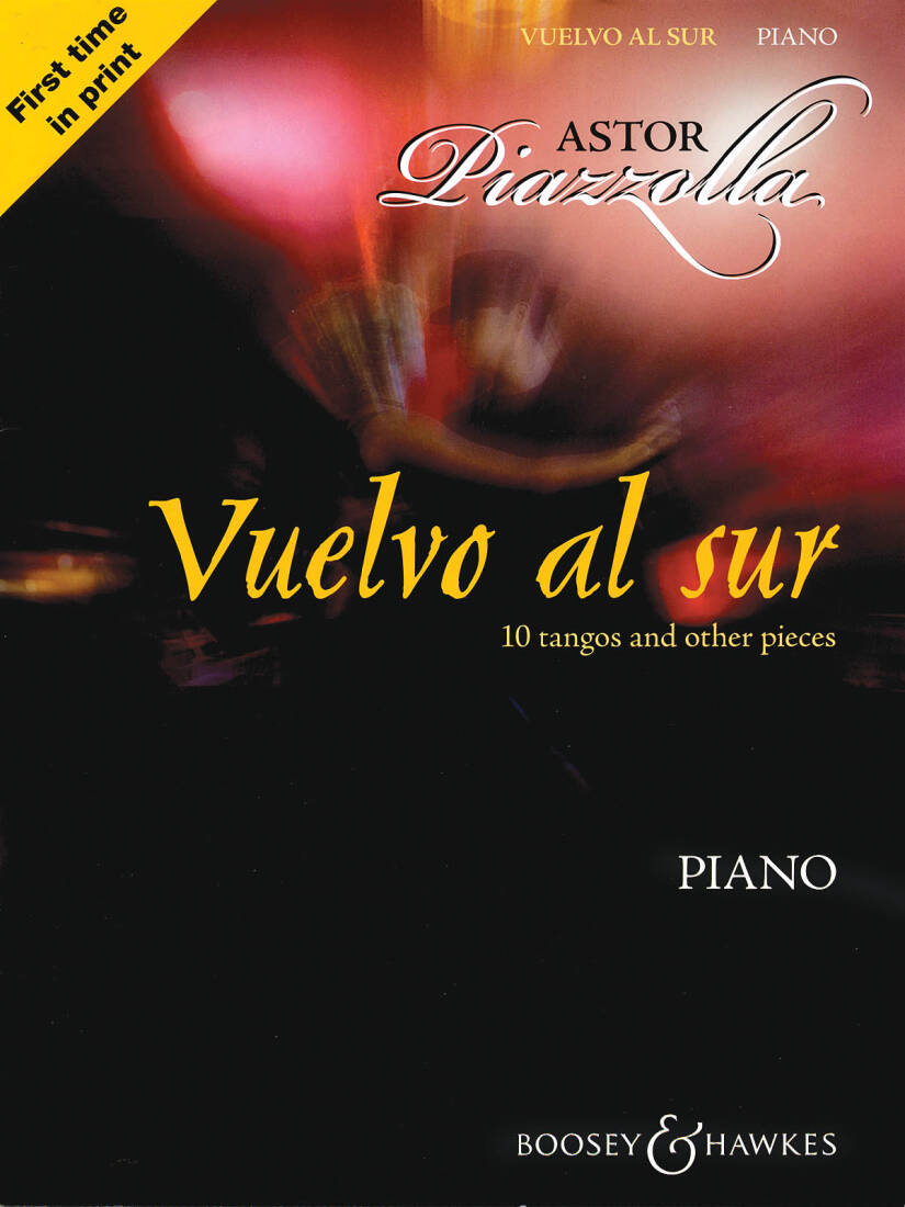 Vuelvo al Sur: 10 Tangos and Other Pieces - Piazzolla - Piano - Book