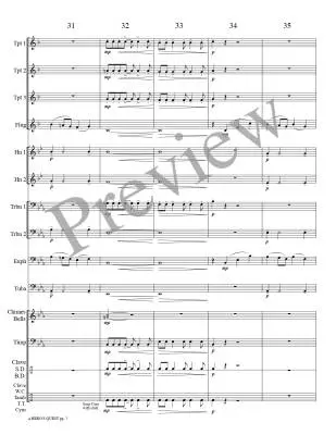 A Hero\'s Quest - Marlatt - Brass Choir