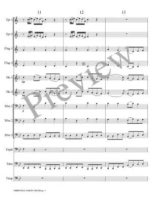 Sheep May Safely Graze - Bach/Marlatt - Brass Choir