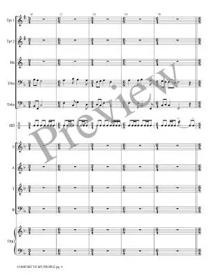 Comfort Ye My People - Goudimel/Treybig - Brass Quintet/Organ/Opt. Choir