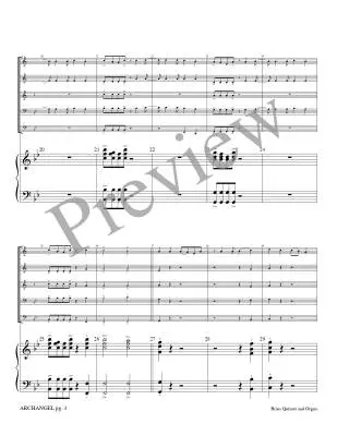 Archangel - Marlatt - Brass Quintet/Organ