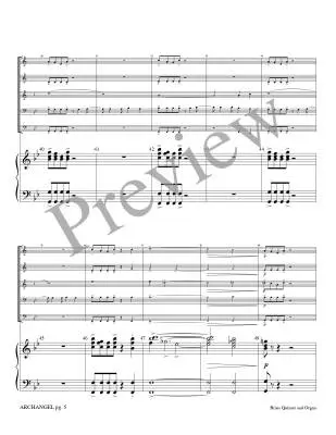 Archangel - Marlatt - Brass Quintet/Organ