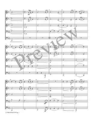 As the River Flows - Meeboer - Brass Quintet