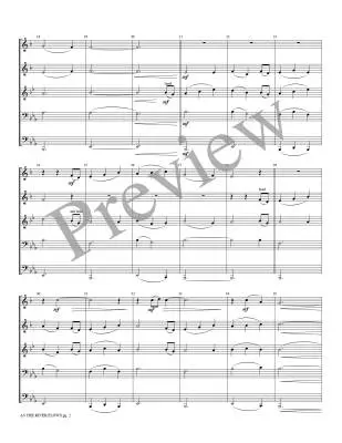 As the River Flows - Meeboer - Brass Quintet