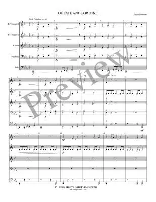 Of Fate and Fortune - Meeboer - Brass Quintet