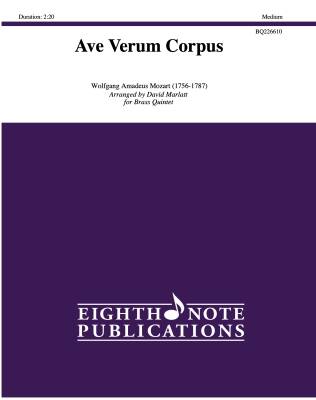 Eighth Note Publications - Ave Verum Corpus - Mozart/Marlatt - Brass Quintet