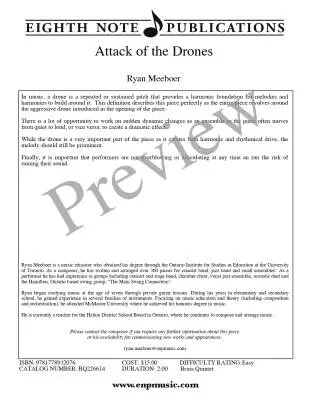 Attack of the Drones - Meeboer - Brass Quintet