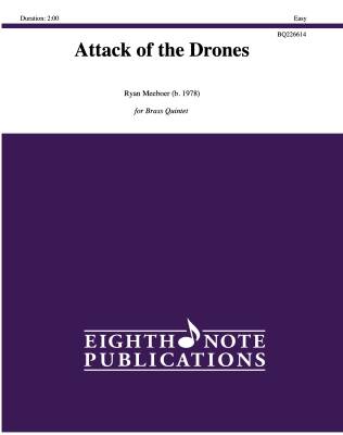 Eighth Note Publications - Attack of the Drones - Meeboer - Brass Quintet