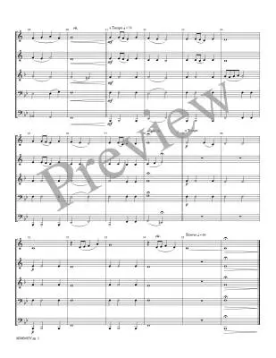 Serenity - Meeboer - Brass Quintet