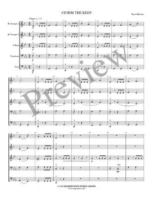 Storm the Keep - Meeboer - Brass Quintet