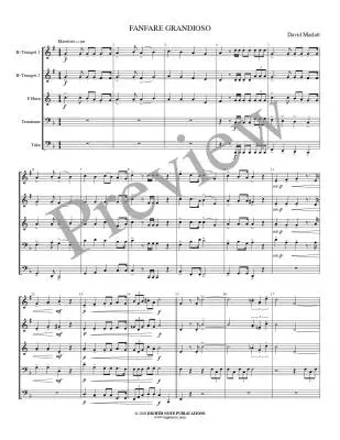 Fanfare Grandioso - Marlatt - Brass Quintet