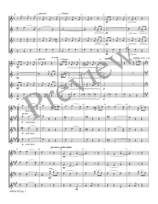 Andaluza (Spanish Dance No. 5) - Granados/Marlatt - Saxophone Quartet (SATB/AATB)