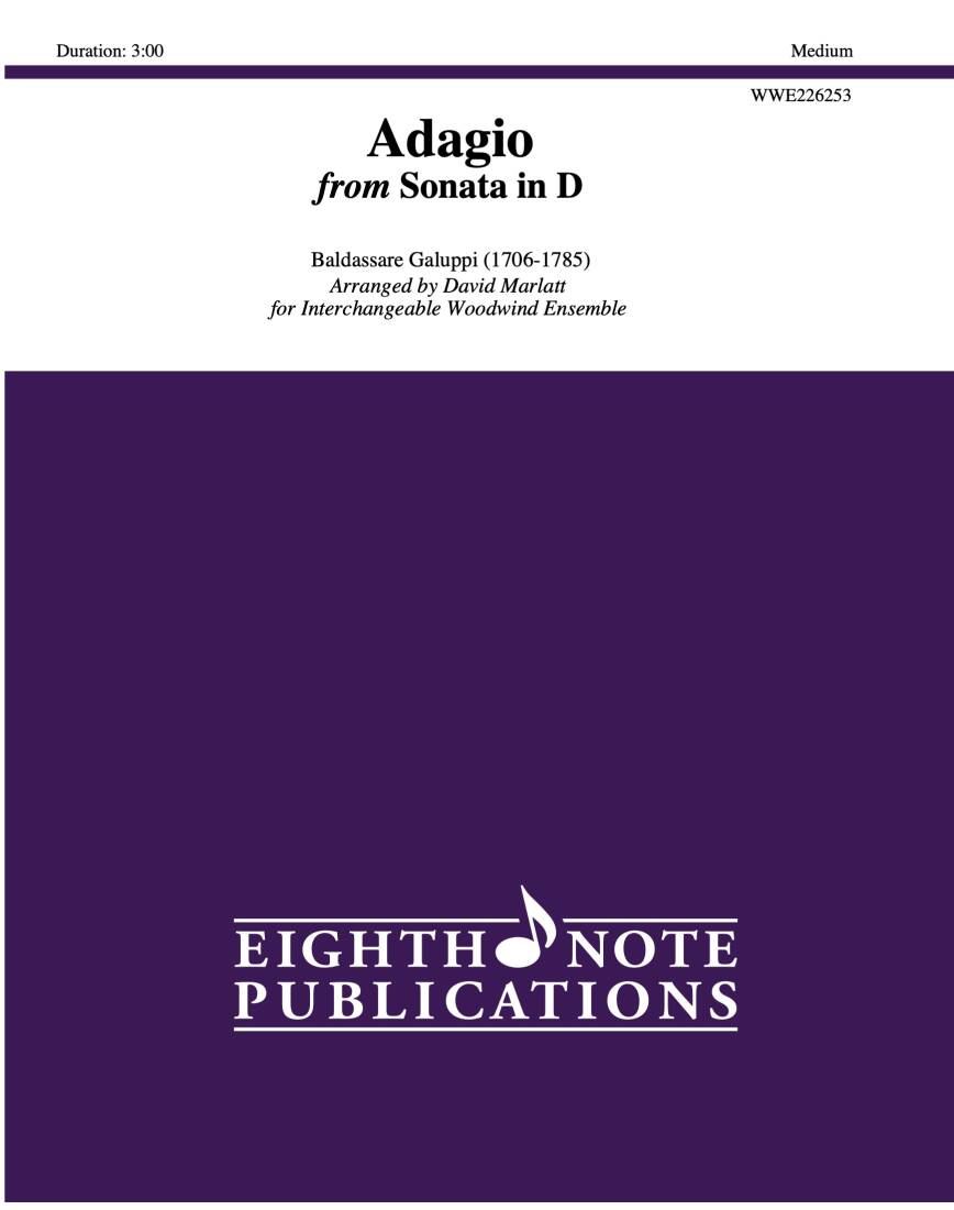 Adagio (from Piano Sonata in D Major) - Galuppi/Marlatt - Flexible Woodwind Ensemble