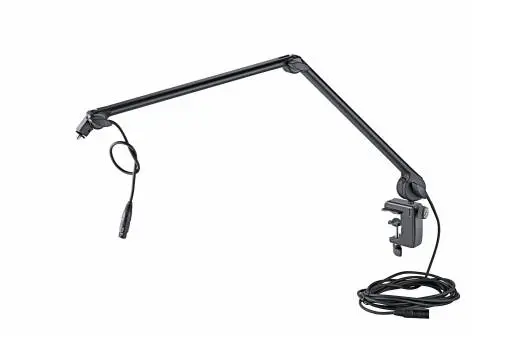 K & M Stands - Desk Mounted Microphone Arm - Adjustable