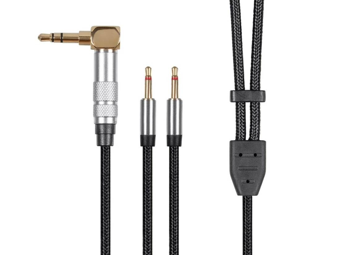 Replacement Monolith Headphone Cable, Dual 2.5mm TS to 3.5mm TRS - 6 ft