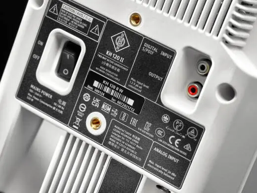 KH 120 II W Two Way, DSP-Powered Nearfield Monitor (Single) - White