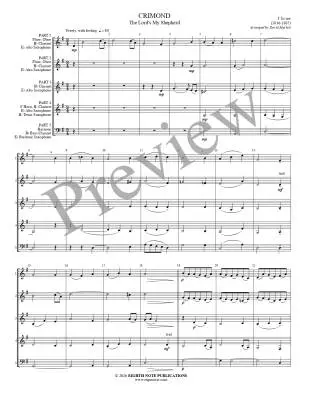 Crimond (The Lord\'s My Shepherd) - Marlatt - Flexible Woodwind Ensemble