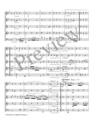 Variations on a Theme by Rossini - Chopin/Marlatt - Woodwind Quintet