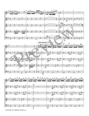 Variations on a Theme by Rossini - Chopin/Marlatt - Woodwind Quintet