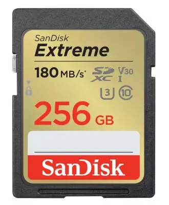 SanDisk - Extreme SD UHS-I Card - 256GB