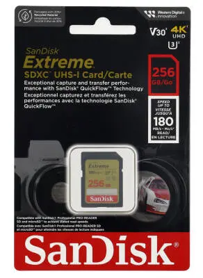 Extreme SD UHS-I Card - 256GB