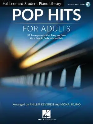Hal Leonard - Pop Hits for Adults - Keveren/Rejino - Piano - Book/Audio Online