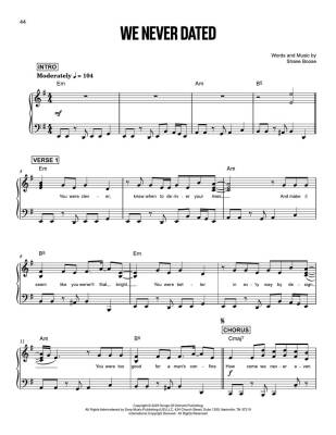 I Barely Know Her - sombr - Piano/Lyrics - Book