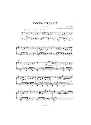 Tango Etudes - Piazzolla/Yamamoto - Piano - Book