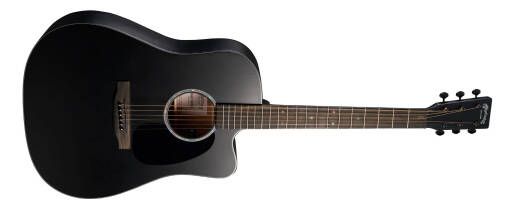 Martin Guitars - DC-10E Modern Black Acoustic\/Electric Guitar with Softshell Case