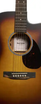 OMC-10E Modern Burst Acoustic/Electric Guitar with Softshell Case