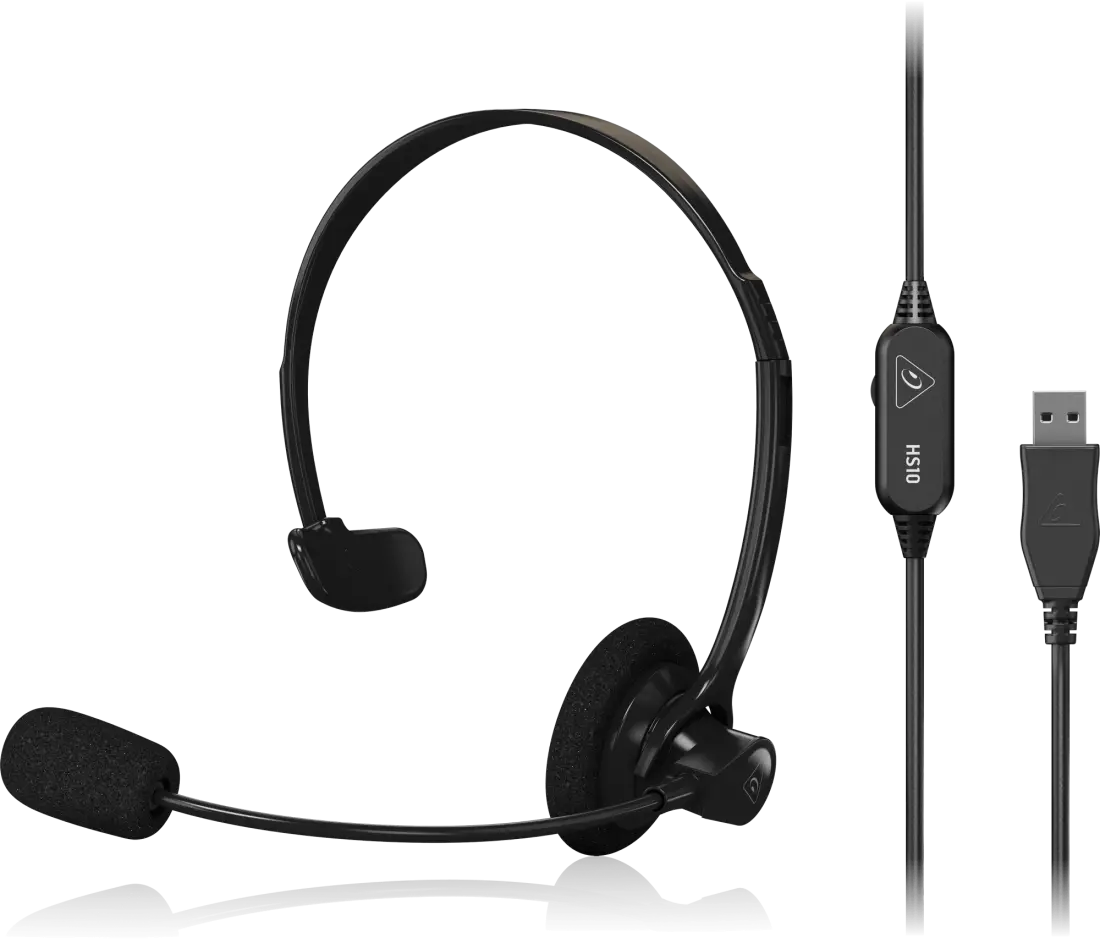 HS10 USB Mono Headset with Swivel Microphone