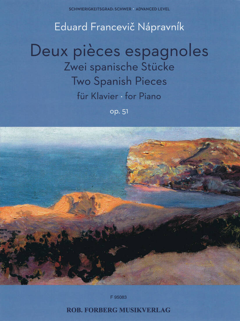 Two Spanish Pieces, Op. 51 - Napravnik - Piano - Book