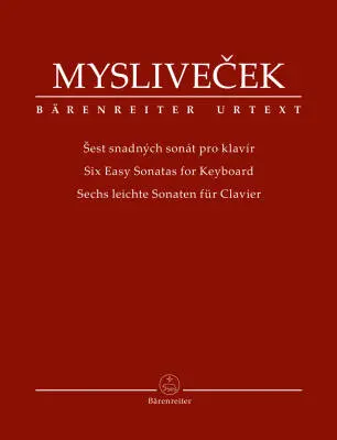 Baerenreiter Verlag - Six Easy Sonatas - Myslivecek - Piano - Book