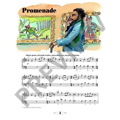 Pictures at an Exhibition (Simplified) - Moussorgsky - Piano - Book