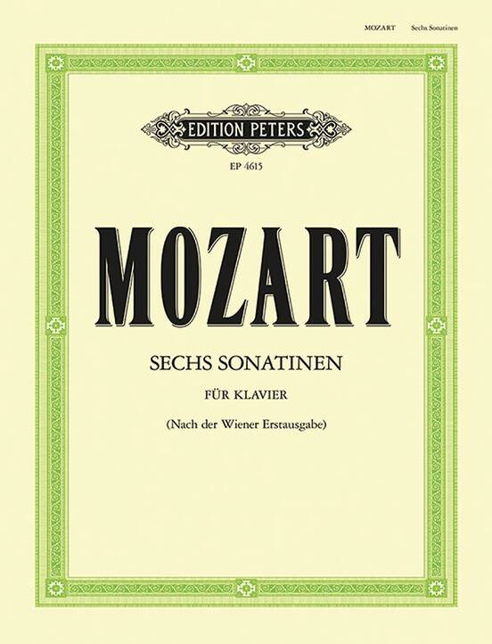 6 Viennese Sonatinas - Mozart/Volger - Piano - Book
