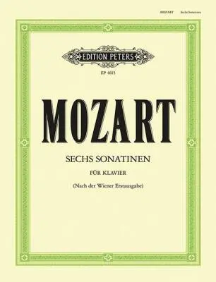 C.F. Peters Corporation - 6 Viennese Sonatinas - Mozart/Volger - Piano - Book