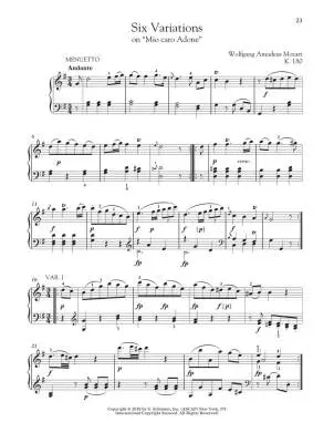 Selected Variations - Mozart/Edwards - Piano - Book/Audio Online