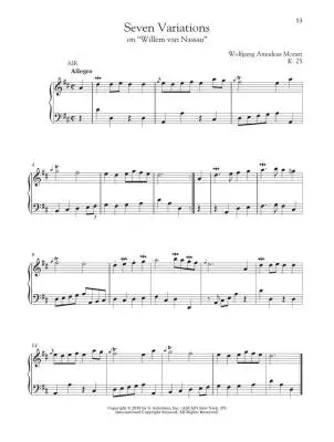 Selected Variations - Mozart/Edwards - Piano - Book/Audio Online