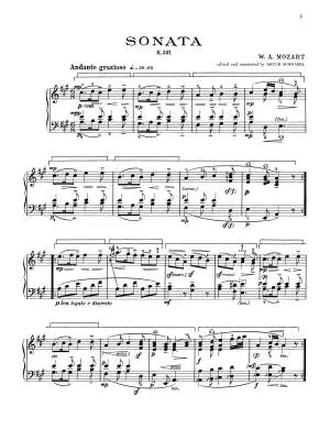 Piano Sonatas, K. 331 and K. 457 - Mozart/Schnabel - Piano - Book