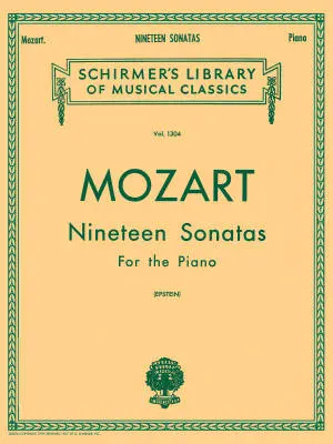 19 Sonatas (Complete) - Mozart/Epstein - Piano - Book