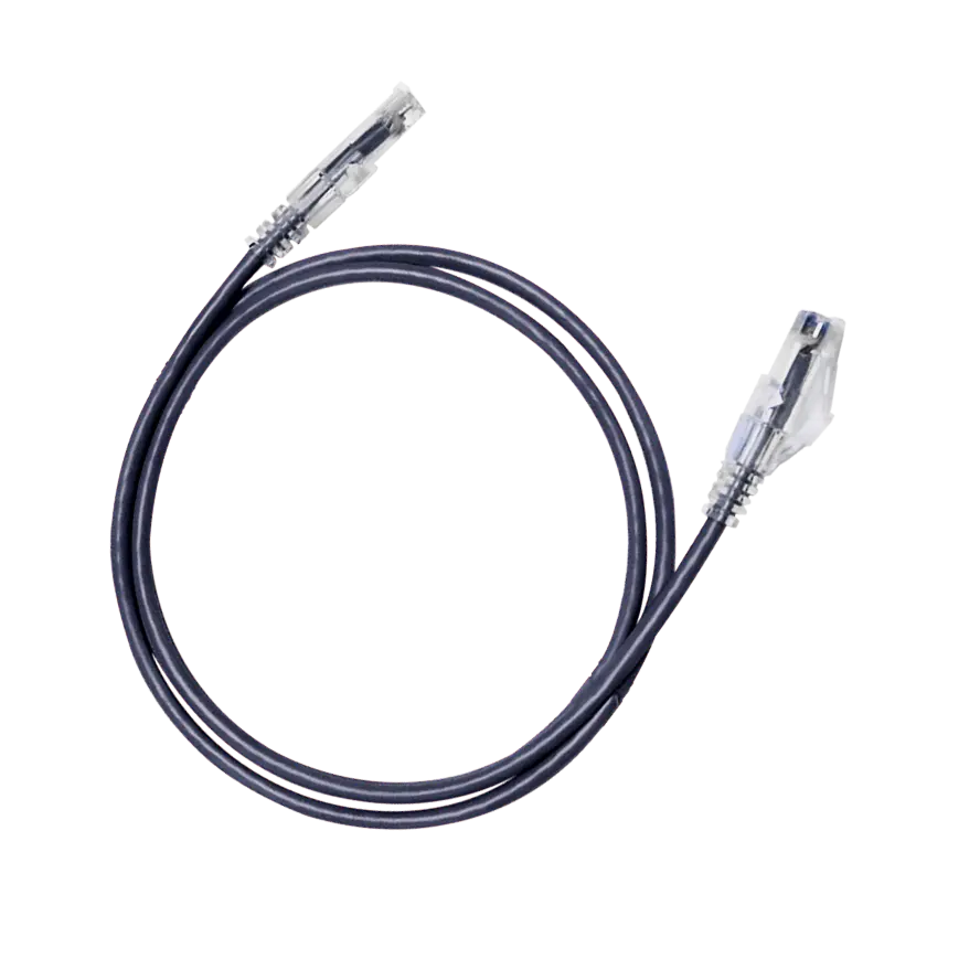24 AWG Cat6 Ethernet Cable RJ45 to Same - 10\' (10 Pack), Black