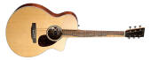 "Martin Guitars - SC-13E Modern Acoustic\/Electric Guitar with Softshell Case"