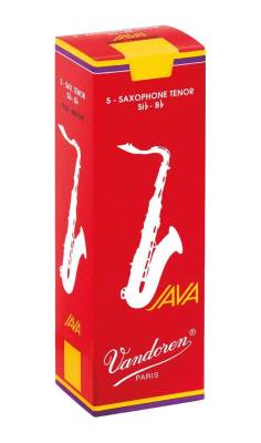 Java Red Tenor Saxophone Reeds (5/Box) - 1