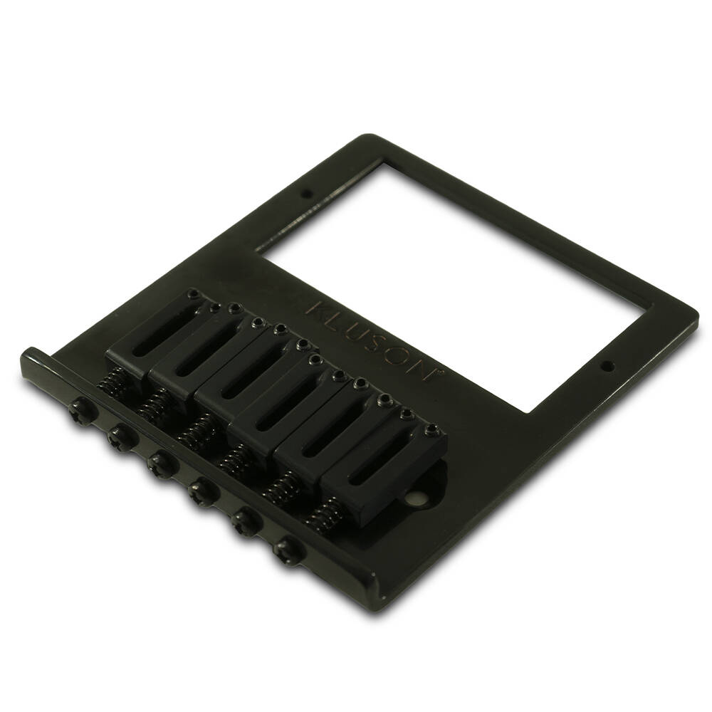 Contemporary Humbucker Bridge For Fender Telecaster With Brass Saddles - Black